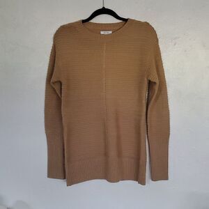 Nine West Gold Metallic Sweater Size S